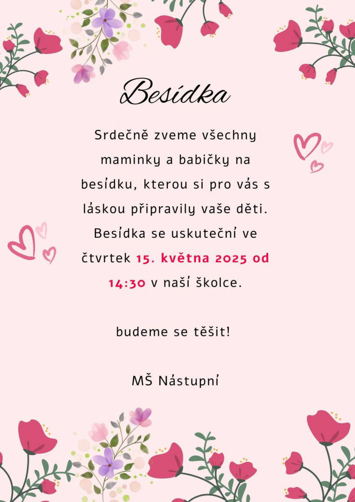 Besídka pro maminky a babičky